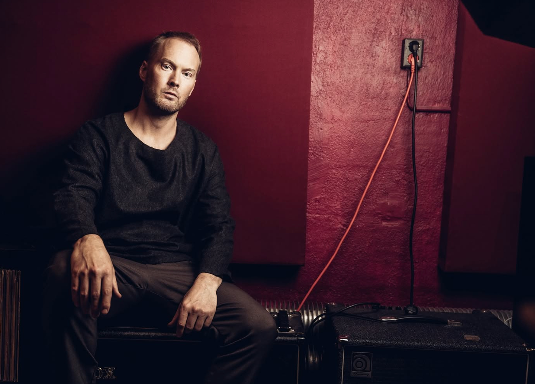 Rasmus Faber sitting