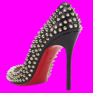 Louboutin spiked heels