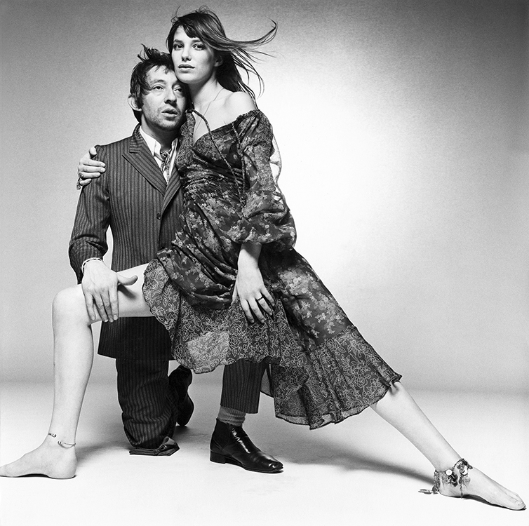 Serge Gainsbourg and Jane Birkin by Terry O'Neill Courtesy of The Morrison Hotel Gallery