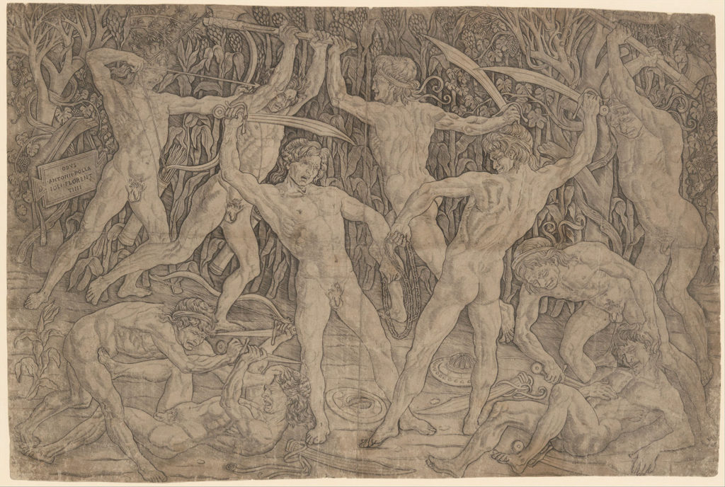 Battle of the Naked Men - Antonio Pollaiuolo