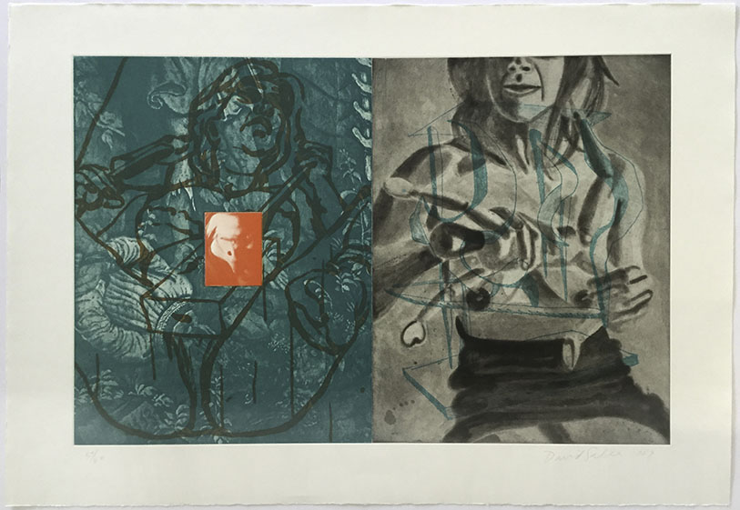 Canfield Hatfield VII by David Salle, 1989