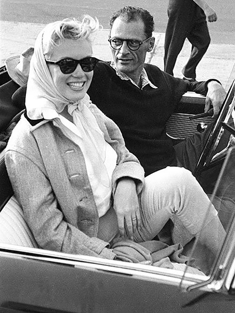 Marilyn Monroe with Arthur Miller