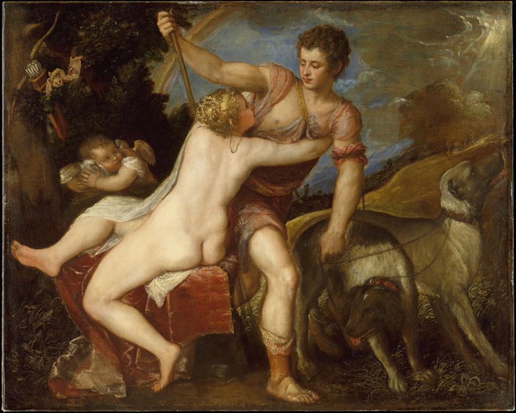 Venus and Adonis - Titian