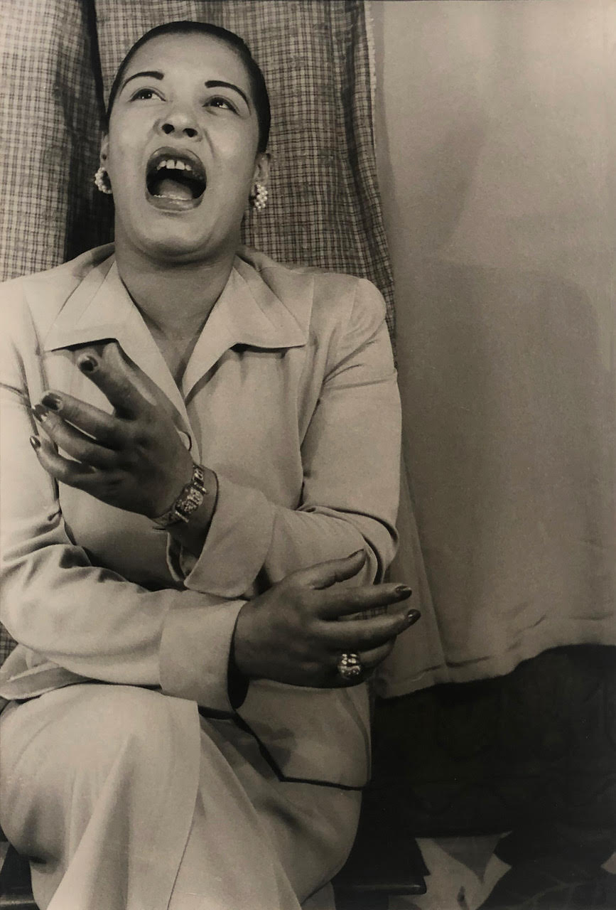Carl Van Vechten Billie Holiday 1949; Courtesy of Keith de Lellis Gallery