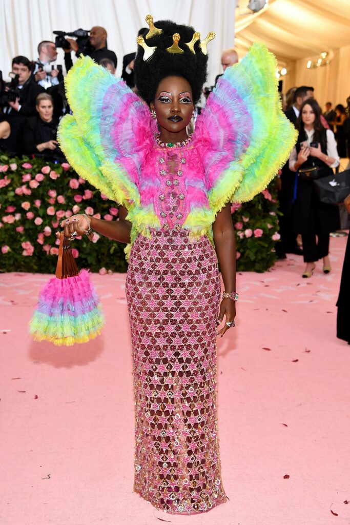 Lupita Nyongo in Versace