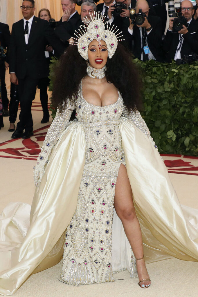 Cardi B in Moschino