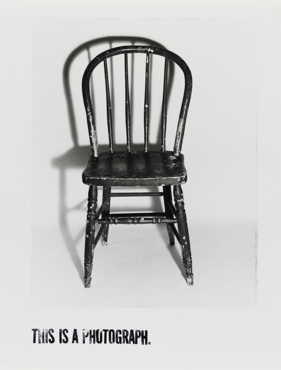 Donna-Lee Phillips, This is a Photograph, from 100 Small Chairs, More or Less, 1981; San Francisco Museum of Modern Art, Accessions Committee Fund purchase; © Donna-Lee Phillips