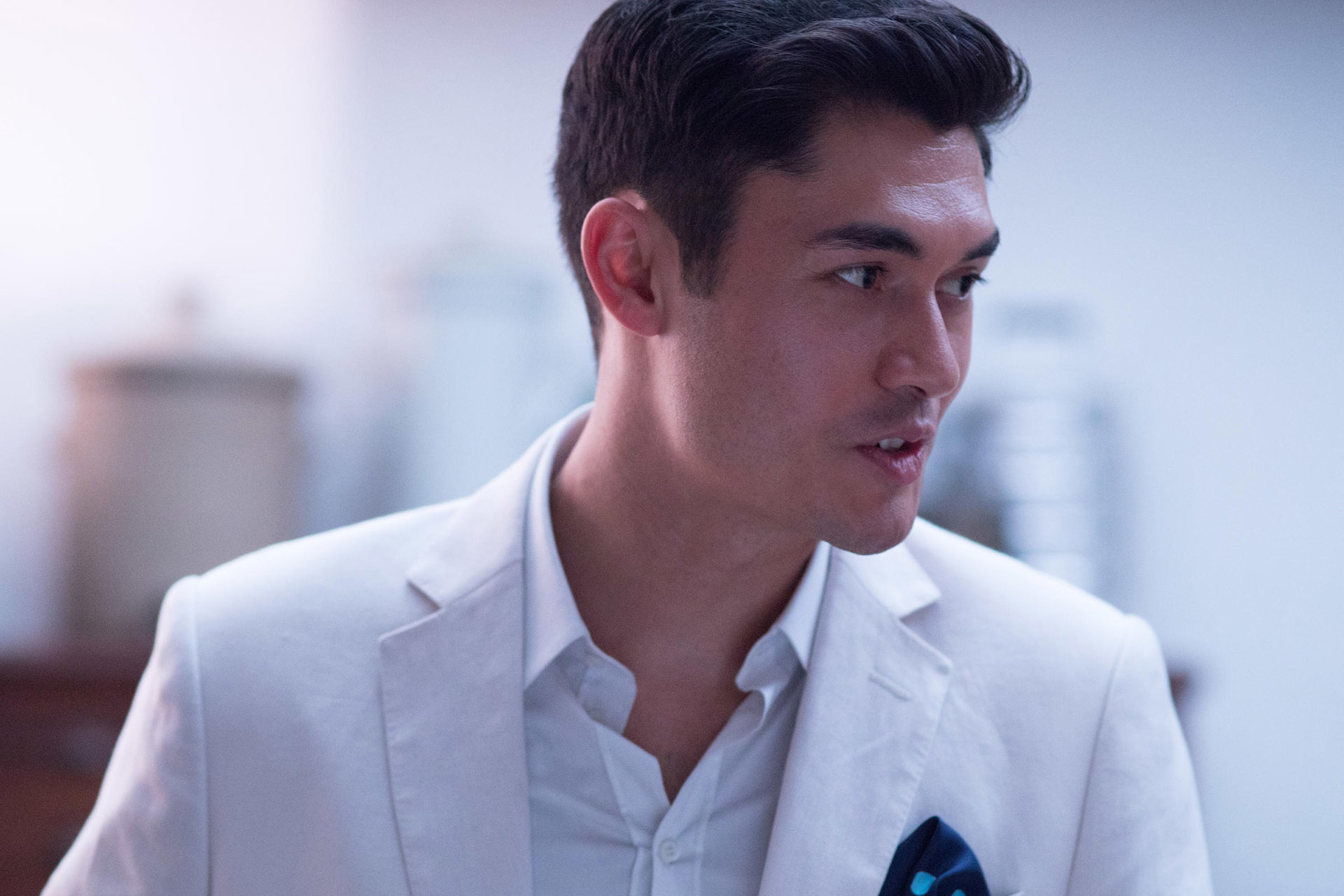 Henry Golding stars as Nick Young in Crazy Rich Asians
