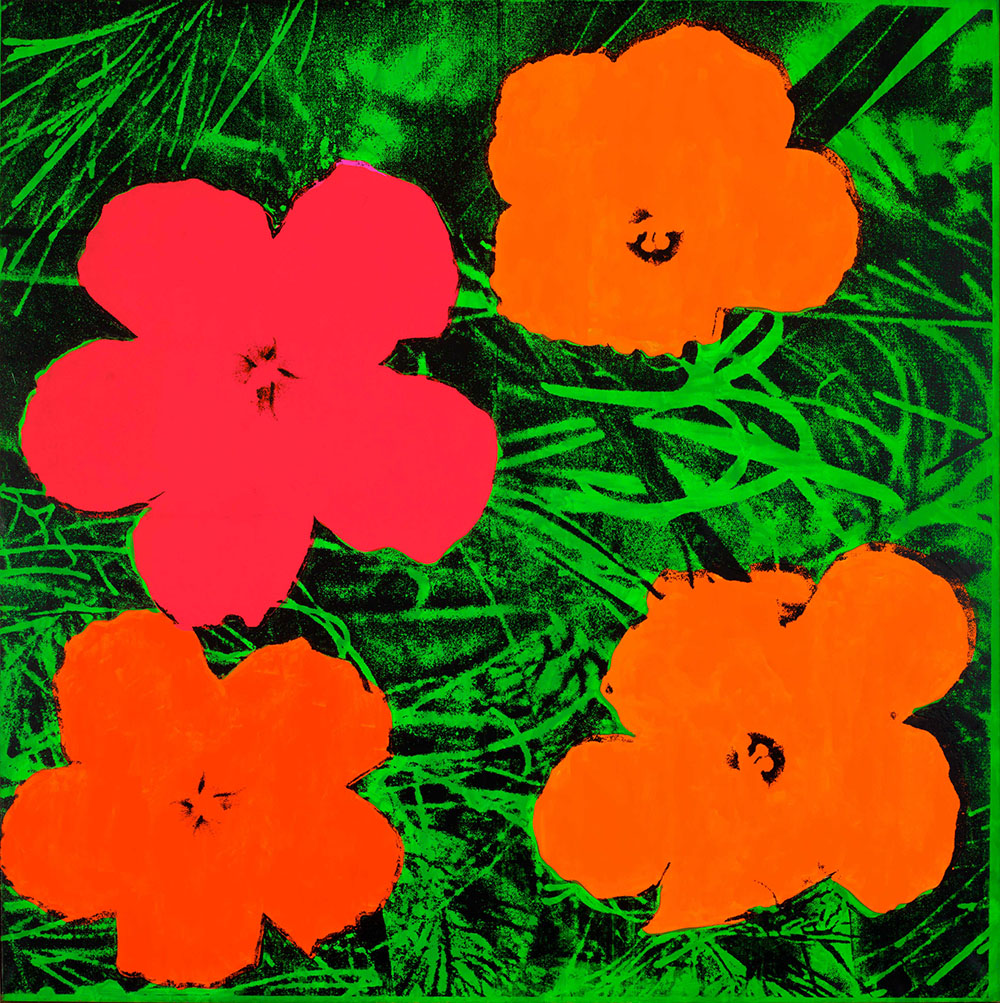 Andy Warhol - Flowers; Courtesy of the Tate Modern