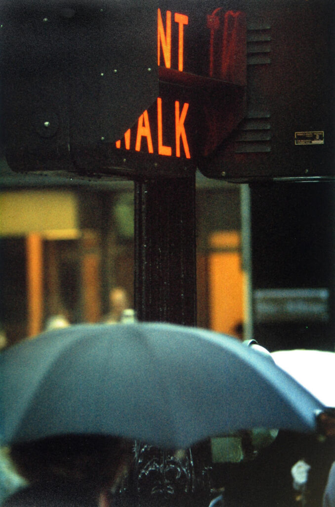 Don't Walk, 1952 Saul Leiter Foundation, courtesy Howard Greenberg Gallery, New York