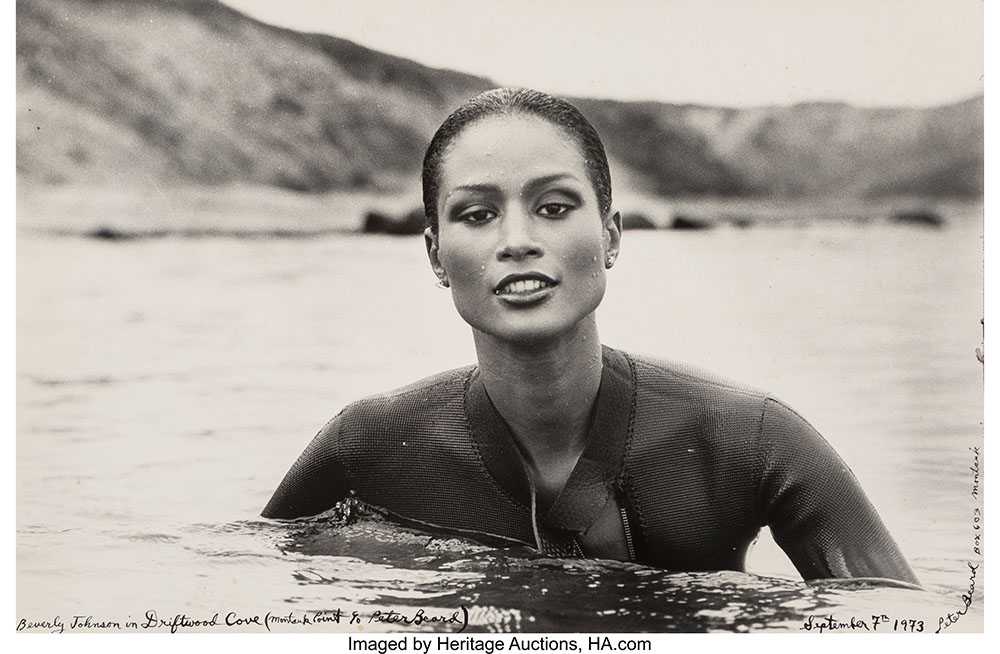 Beverly Johnson by Peter Beard