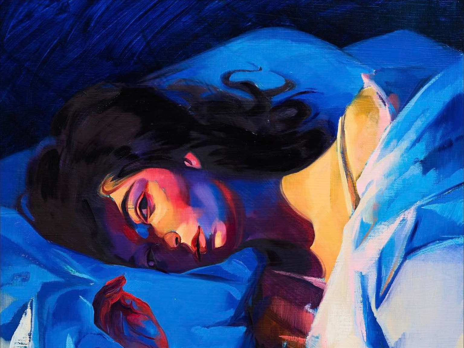 the cover of lorde's 'melodrama'
