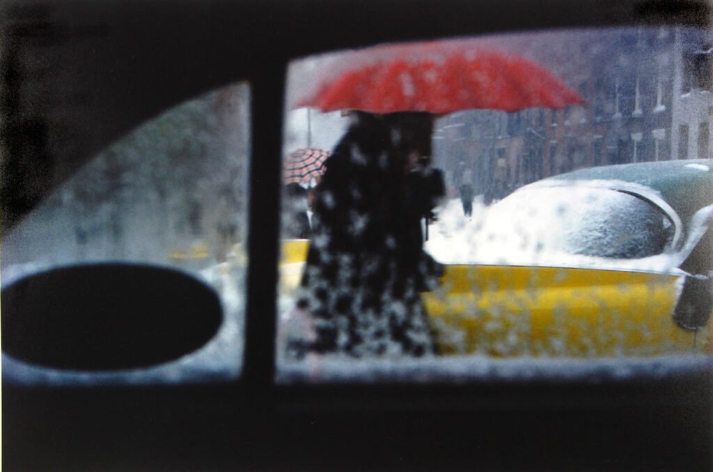 Red Umbrella, 1955 Saul Leiter Foundation, courtesy Howard Greenberg Gallery, New York