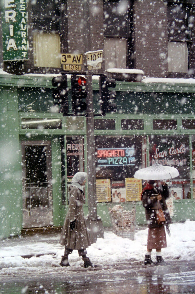Untitled (San Carlo Restaurant), 1952 Saul Leiter Foundation, courtesy Howard Greenberg Gallery, New York