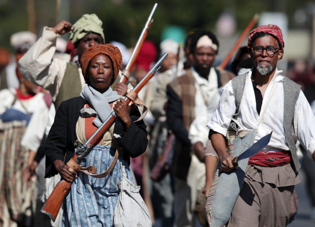 Slave Rebellion of 1811 Reenactment - Dread Scott