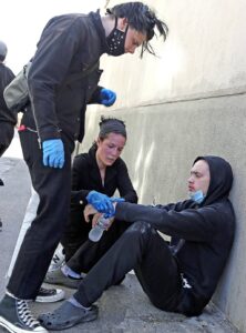 halsey yungblud blm protest