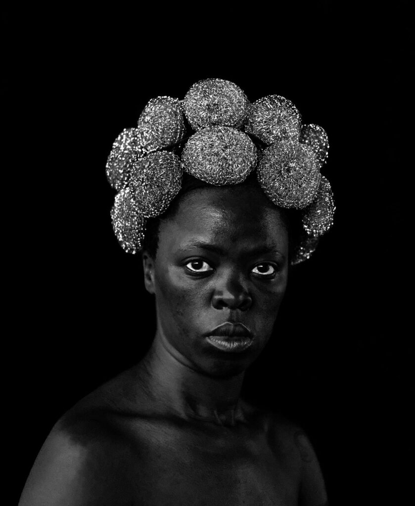 Portrait of a Dark Lioness by Zanele Mulholi