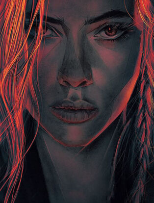 black widow movie poster