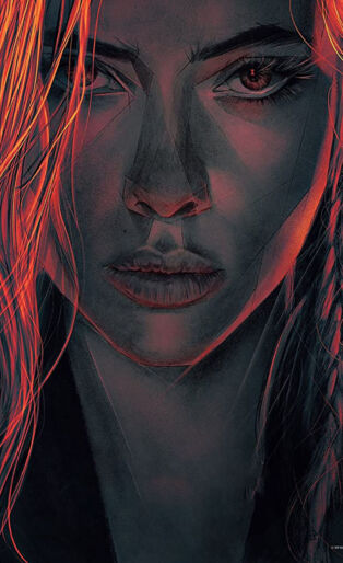black widow movie poster
