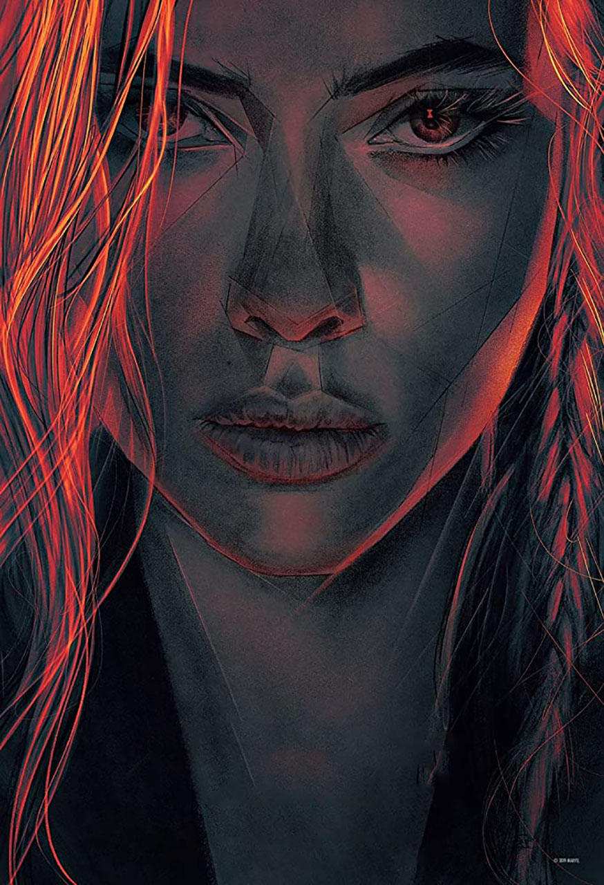 black widow movie poster