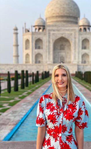 ivanka trump taj mahal
