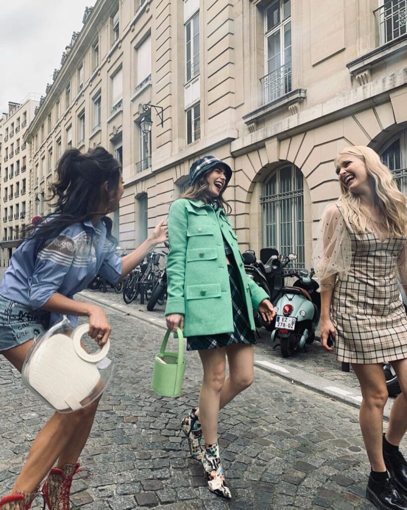 Lily Collins in Emily in Paris