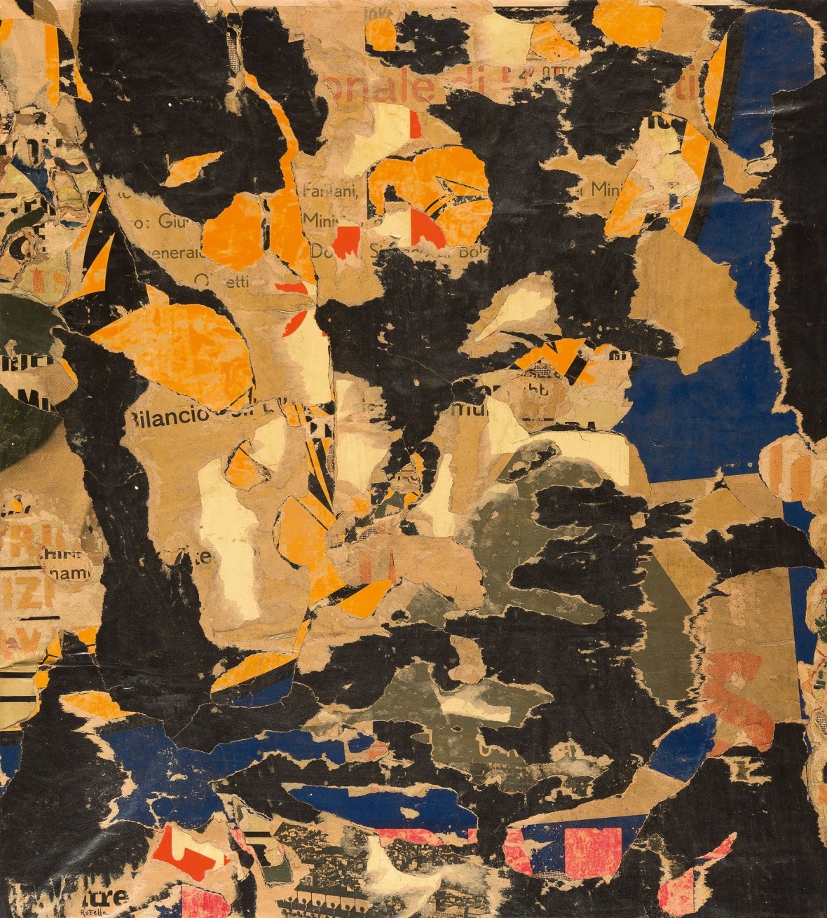 Mimmo Rotella, Senzo Titolo, 1960