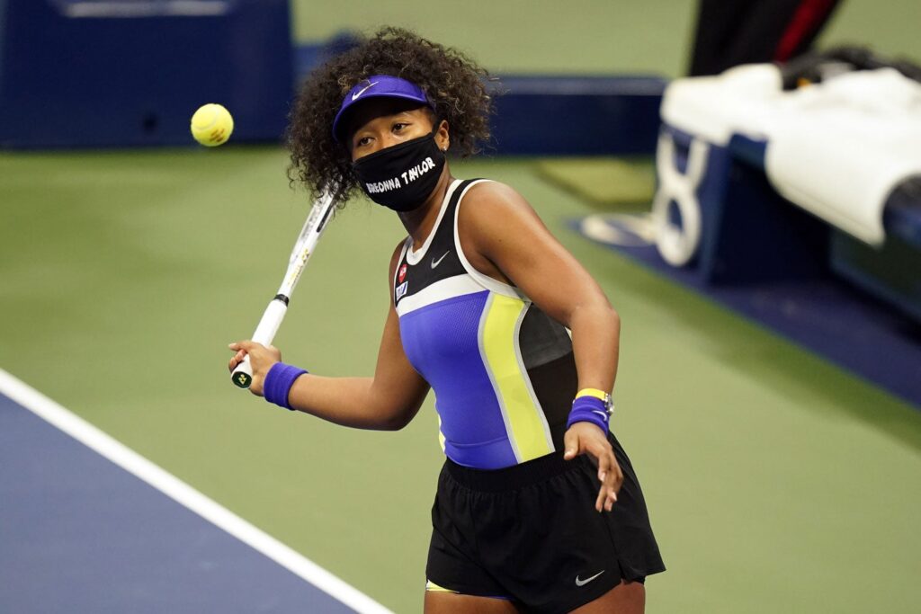Naomi Osaka protests