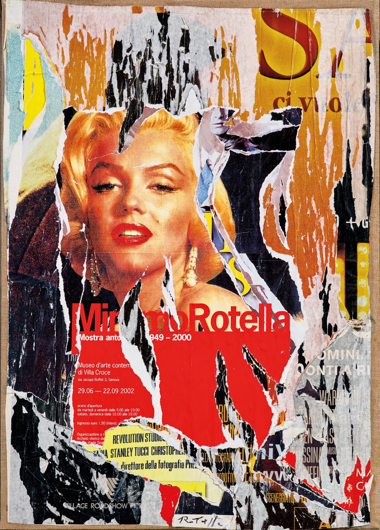 Mimmo Rotella -Marilyn, 2002