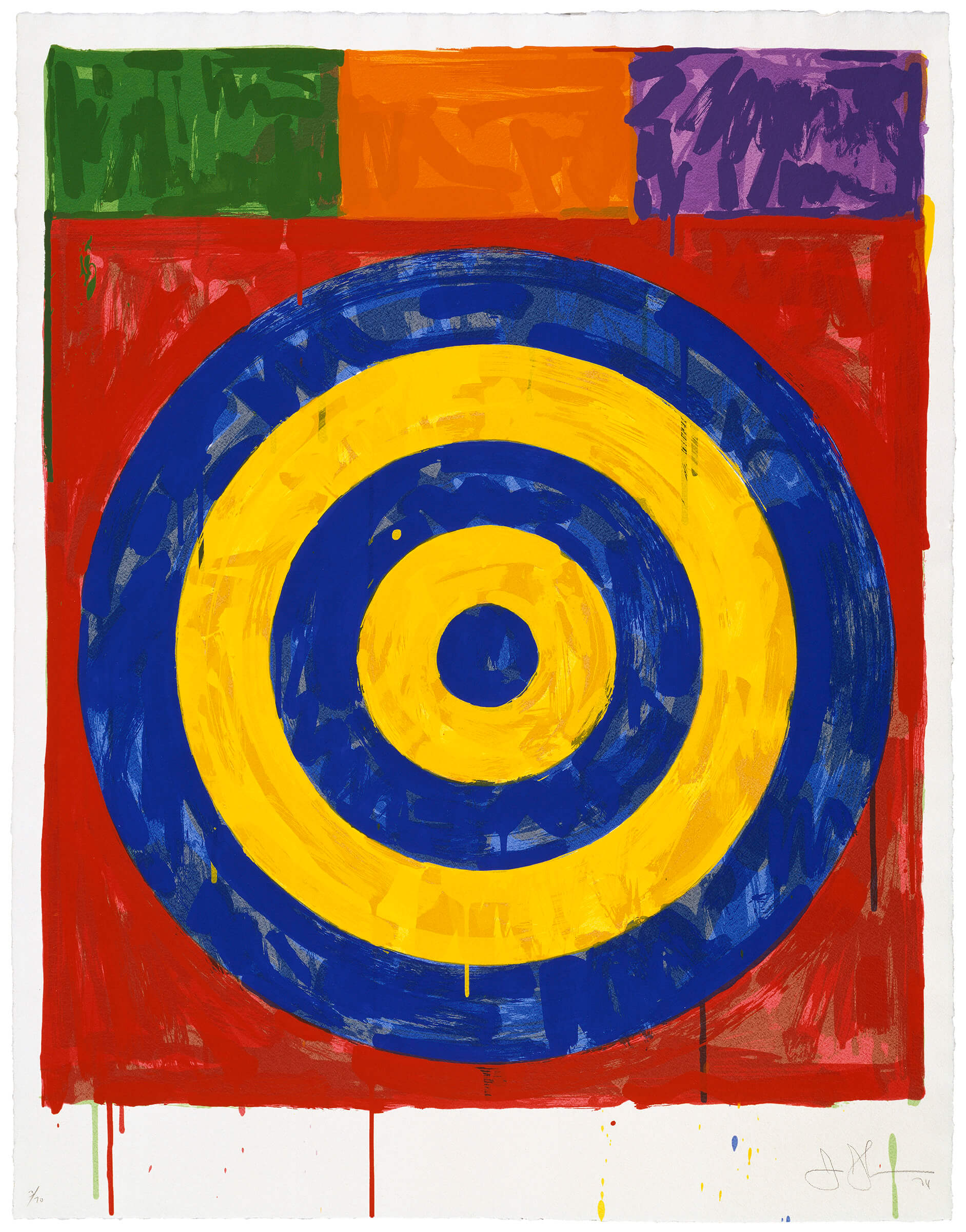 Target, 1974. Screenprint on paper. Collection Walker Art Center, Gift of Judy and Kenneth Dayton, 1988. © Jasper Johns/VAGA at Artists Rights Society (ARS), NY
