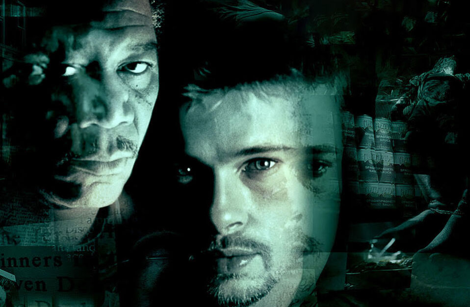 morgan freeman brad pitt seven