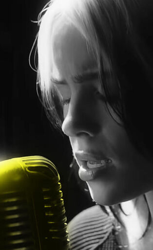 Girl with microphone
