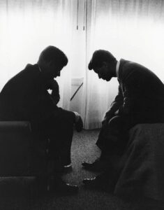 JFK and RFK during the Cuban Missile Crisis