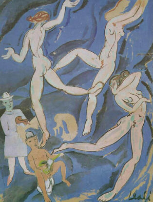 satirical composition By dali 1923