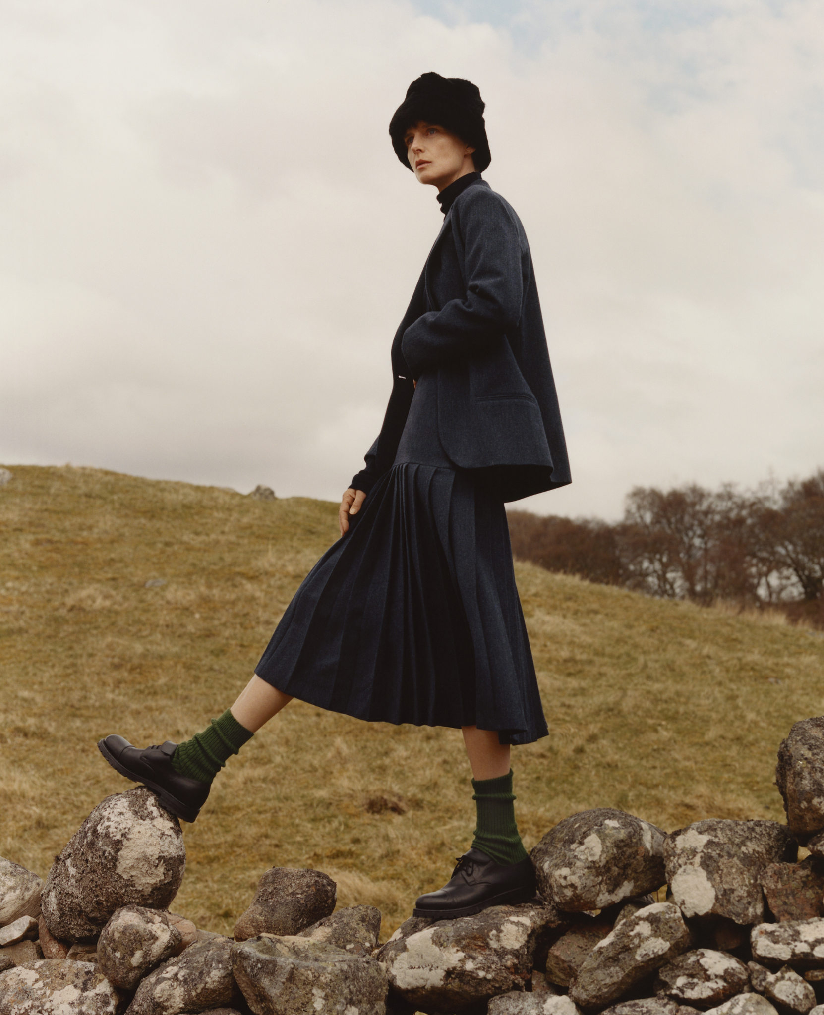 Stella Tennant in Scotland
