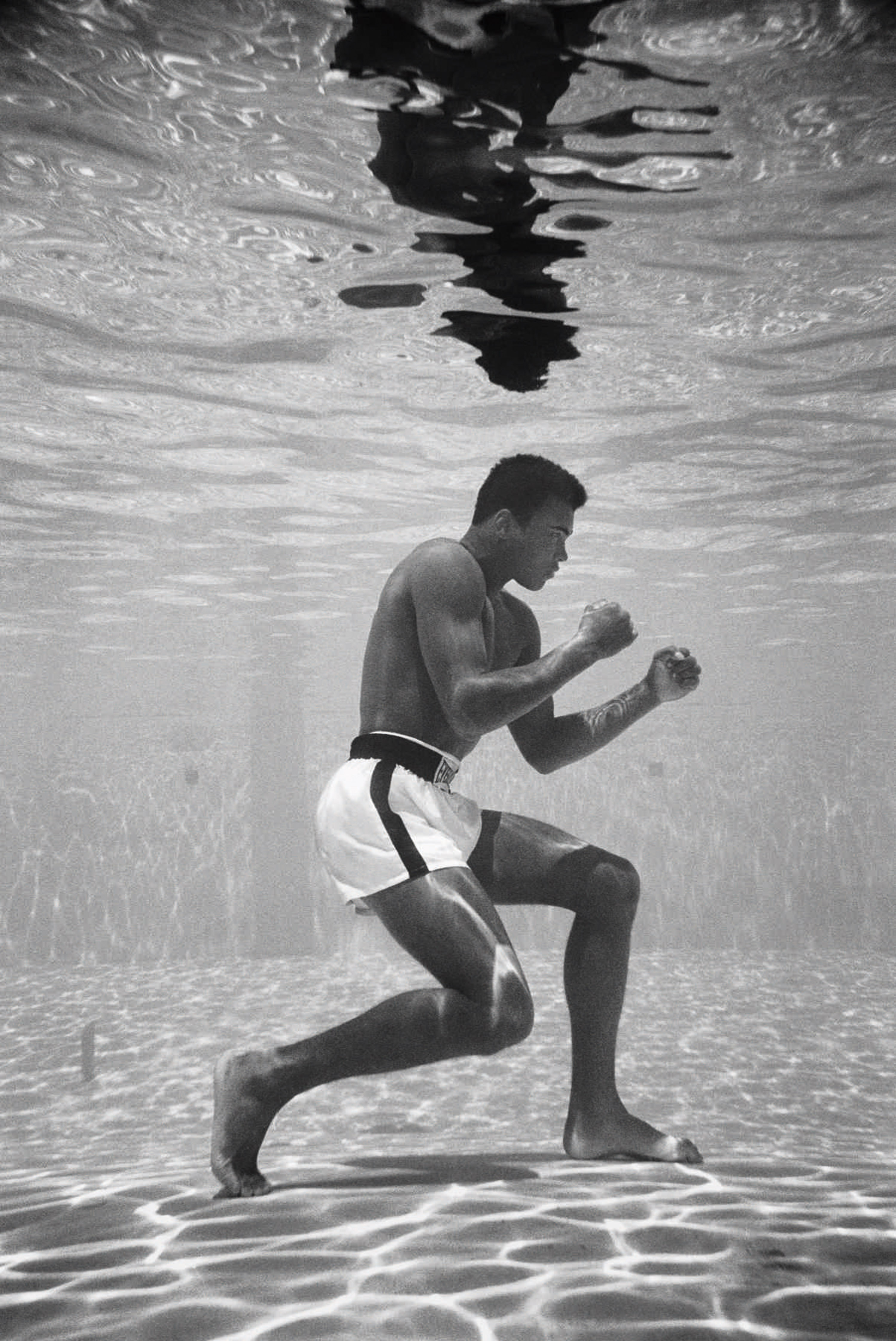 landing Flip Schulke Ali Underwater, 1961