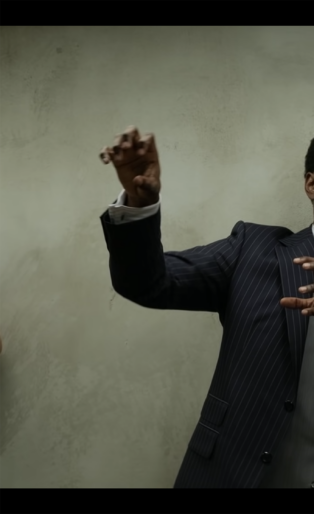 john david washington and christopher nolan tenet