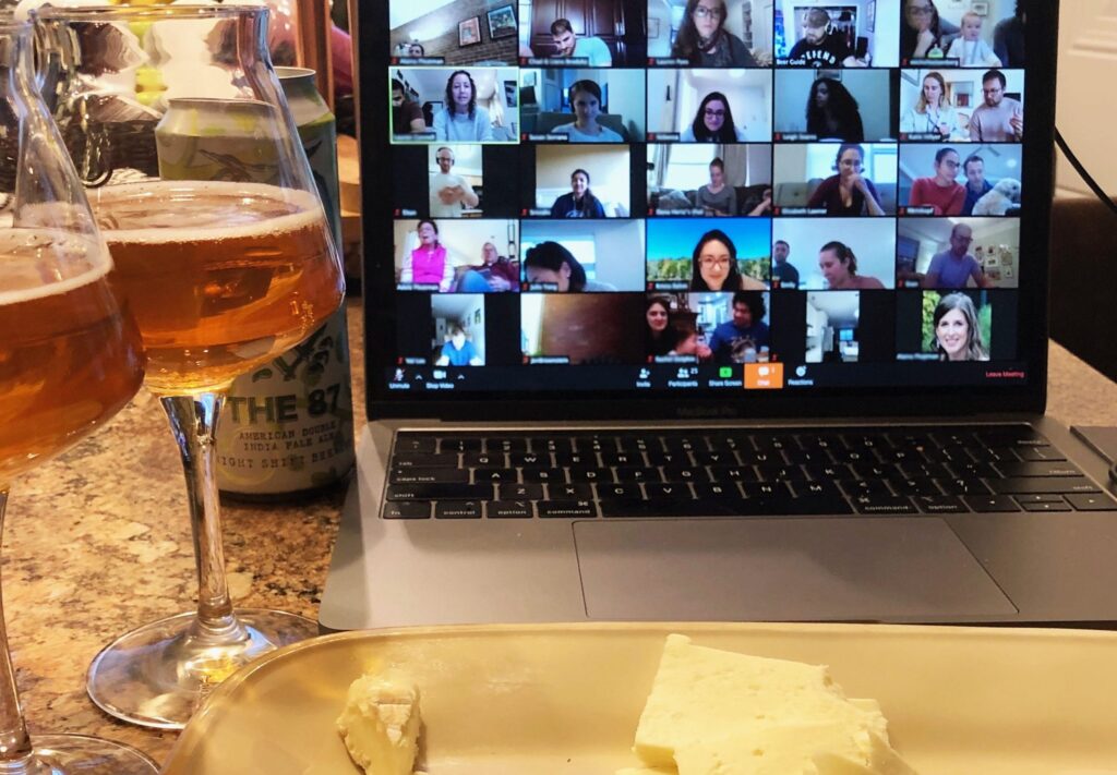 Virtual New Year's Eve party