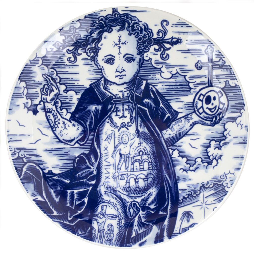 Henk Schiffmacher, Royal Delft Blue Plate
