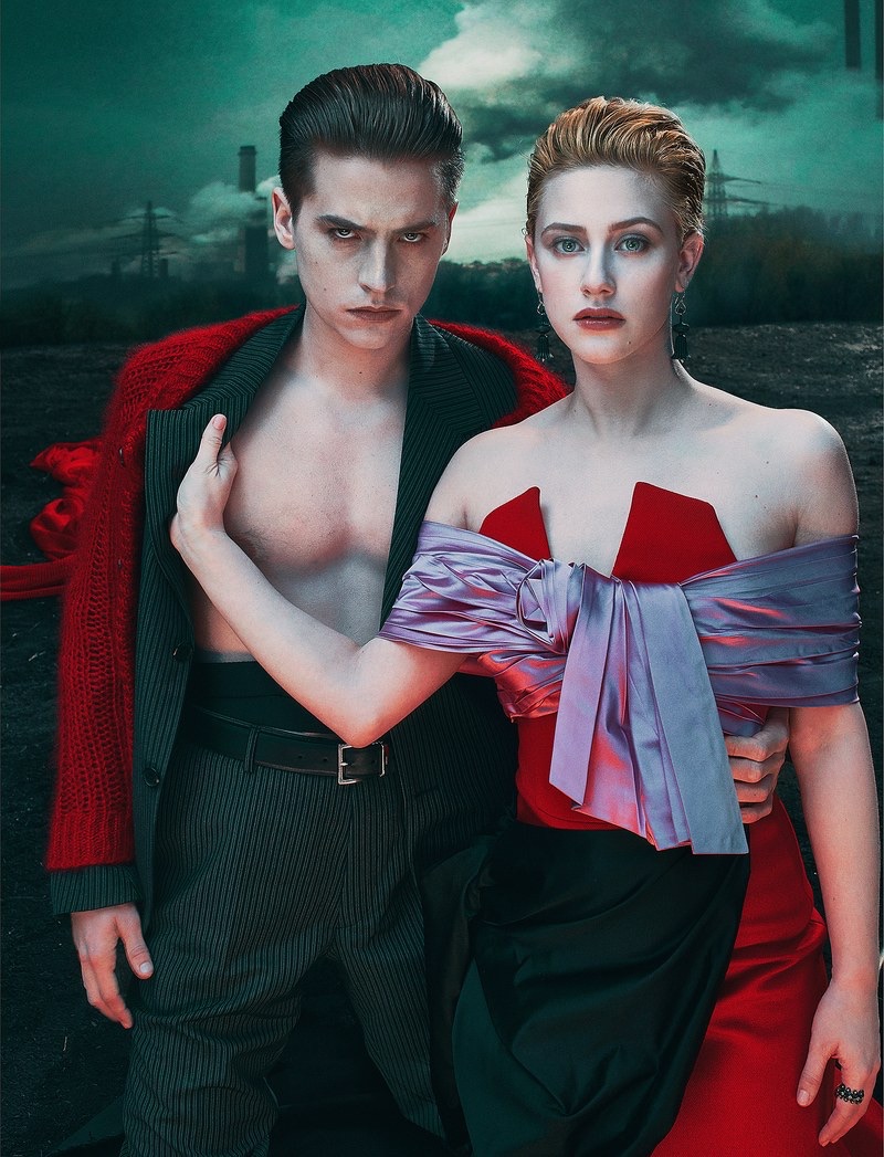 Steven Klein, Cole Sprouse and Lili Reinhart