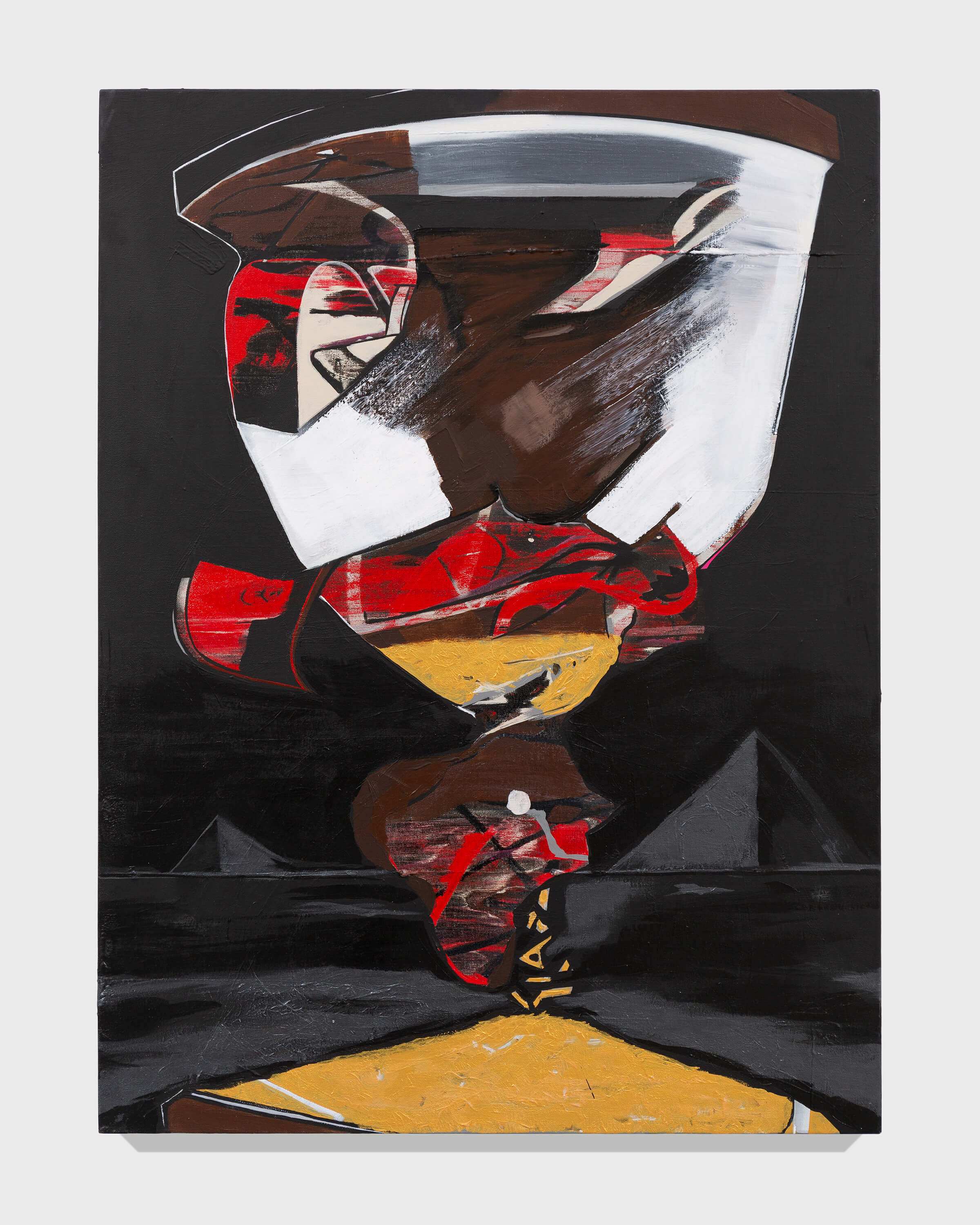Forrest Kirk, Sands of Time, 2020 Acrylic, spray paint, and gorilla glue on canvas. Photo: Peter Kaiser Copyright: © Forrest Kirk. Courtesy of Forrest Kirk.