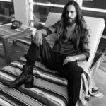 jared leto black and white