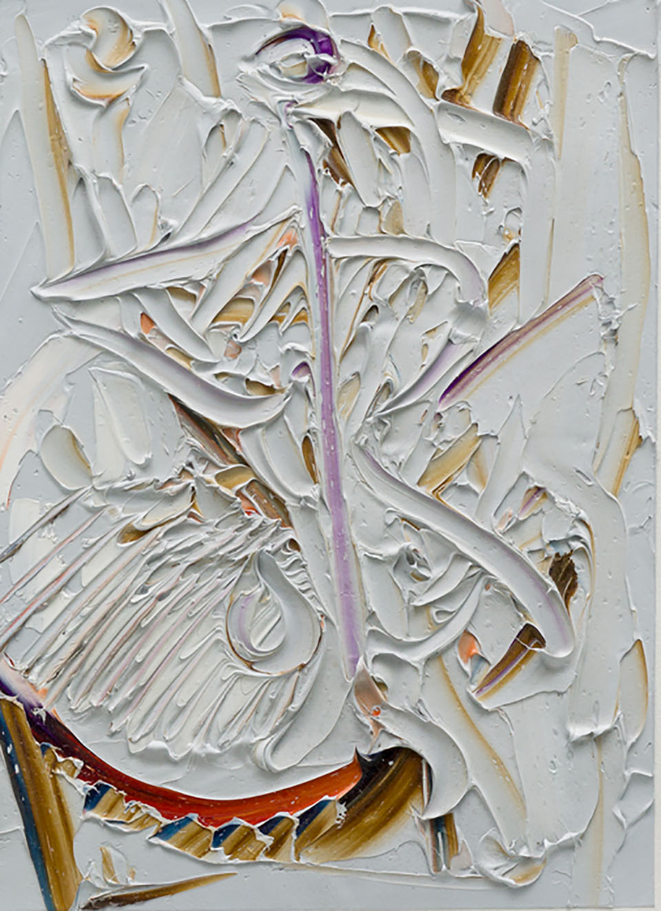 Liat Yossifor, The Stage, 2020. Oil on paper. 11" x 8" / 28 x 20 cm. Courtesy of Patron Gallery