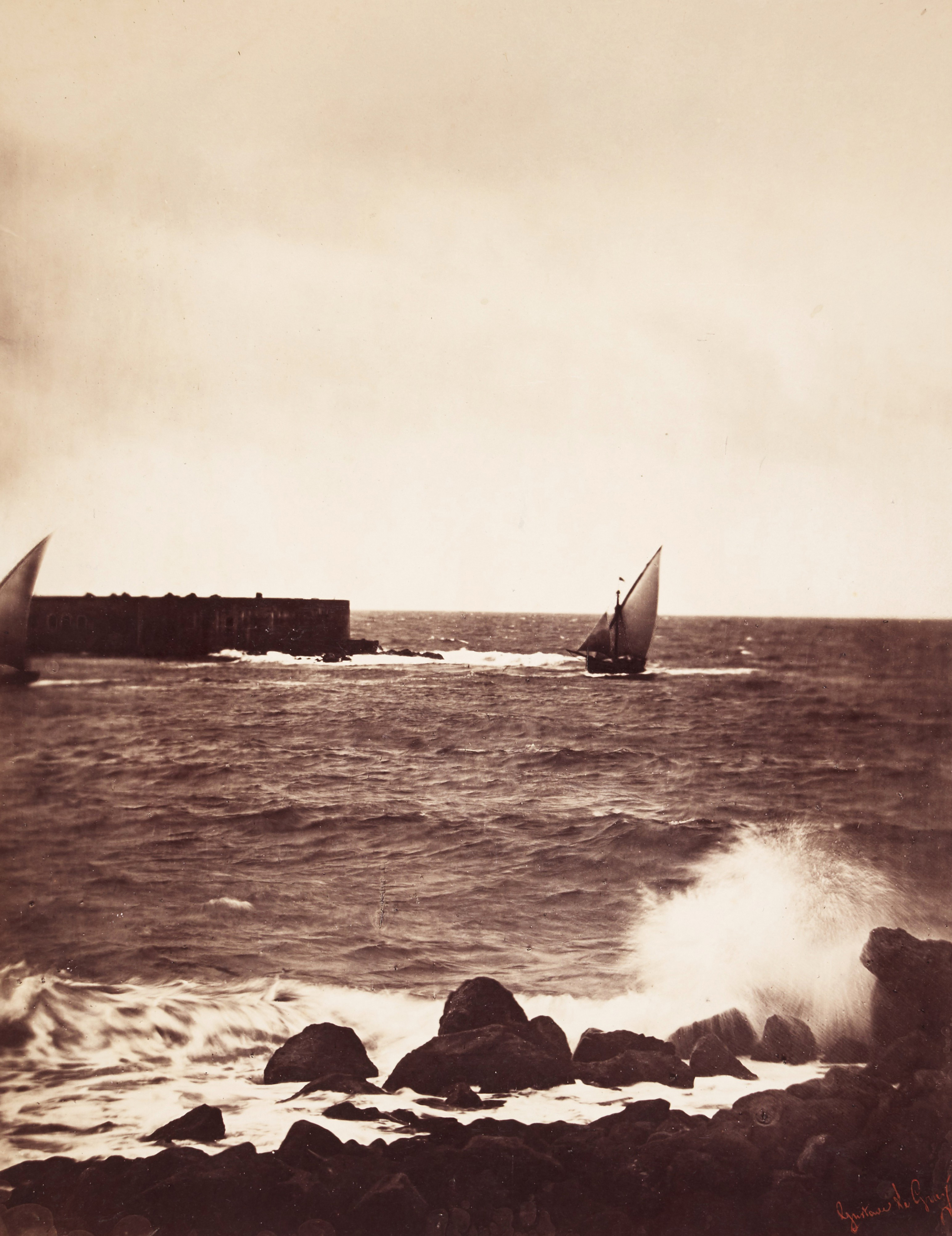 Gustave le Grey, La Vague Brisée (The Breaking Wave)