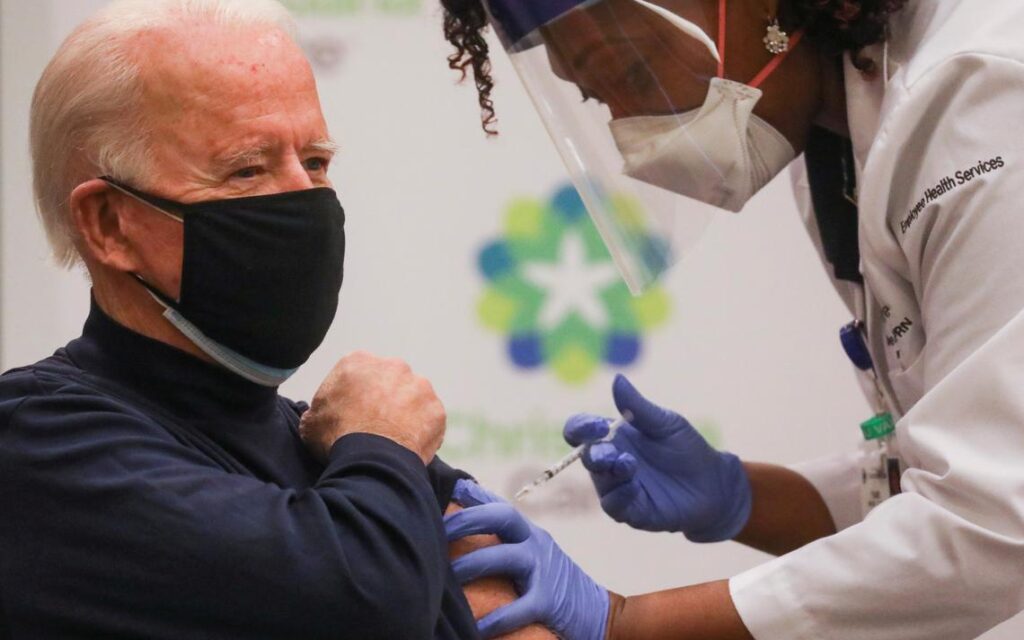 President Biden sets the example