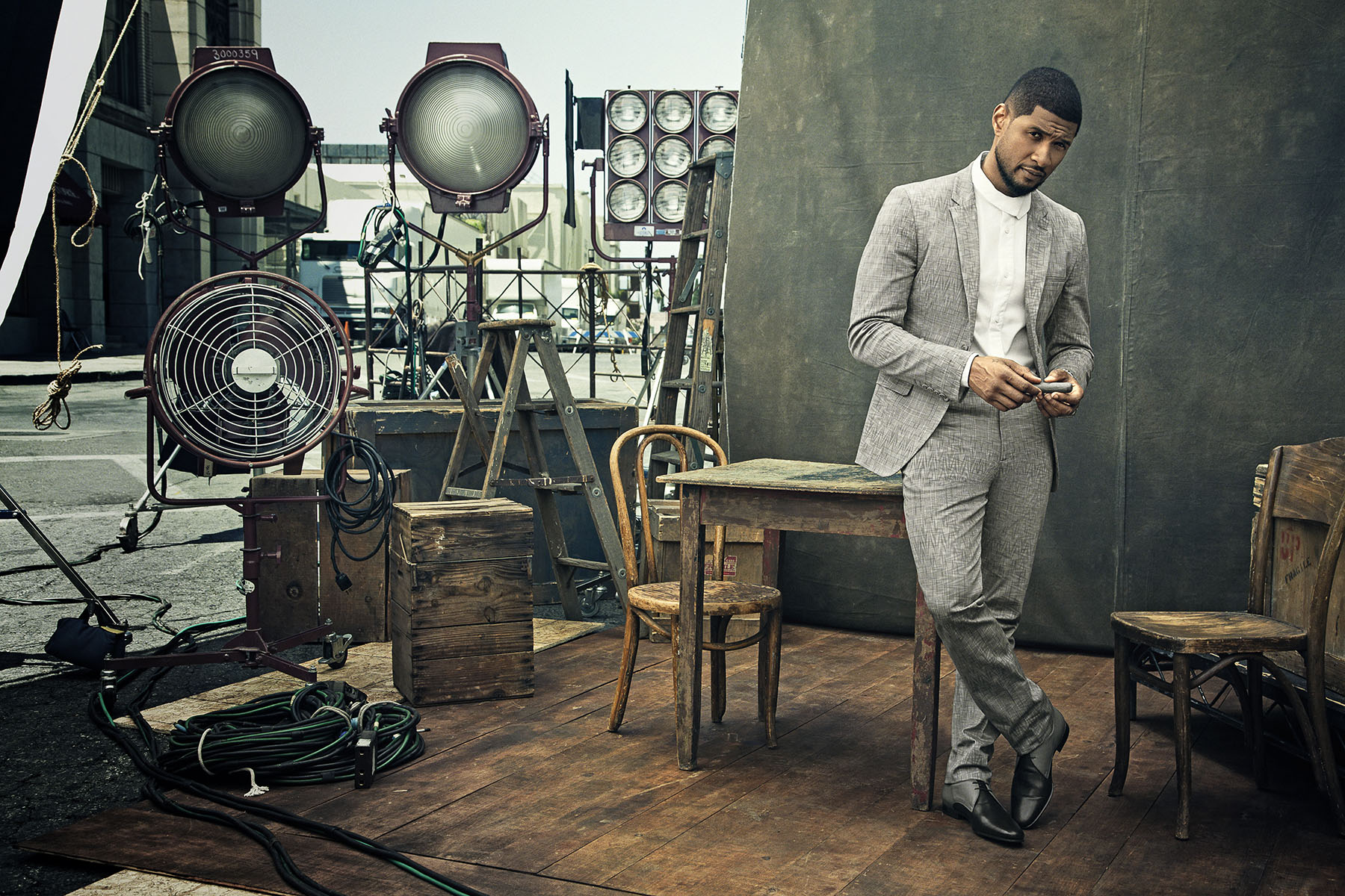 Usher Photographed by Jim Wright, all rights reserved