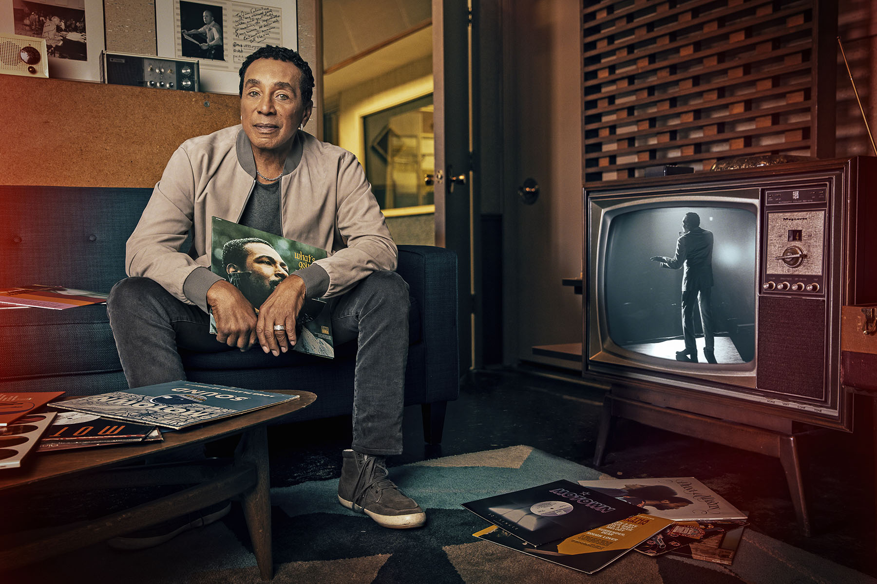 Smokey Robinson Photographed by Jim Wright, all rights reserved
