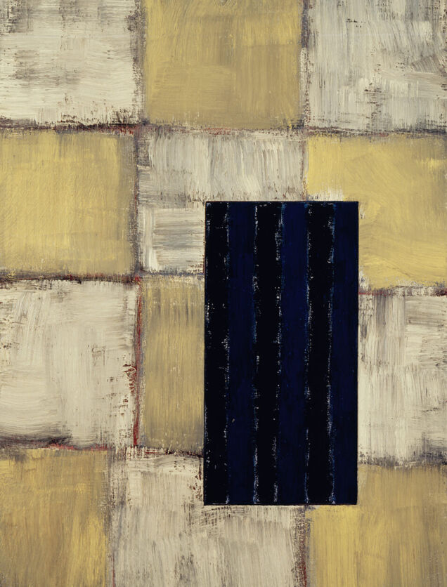 Sean Scully, Uist, 1991. Oil on linen. Private collection, courtesy of Beaumont Nathan Art Advisory. Image courtesy of the artist © Sean Scully