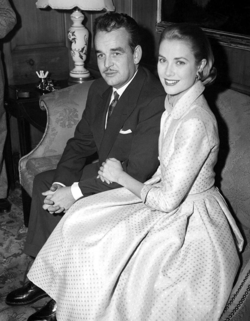 Rainier de Monaco and Grace Kelly