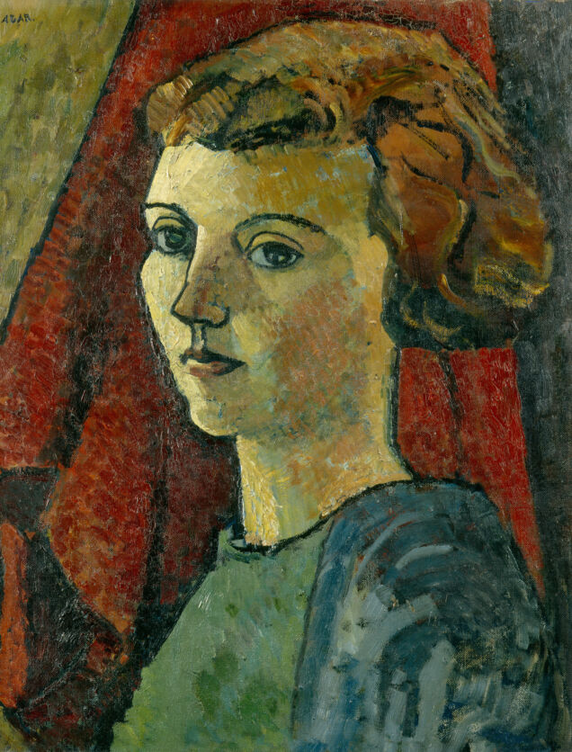Eileen Agar, Eileen Agar, 1927. Oil on canvas. 765 mm x 641 mm. NPG 5881 ©Estate of Eileen Agar/Bridgeman Images